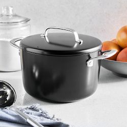 Williams-Sonoma Elite Hard-Anodized Nonstick 6-Quart Stock Pot with Cover