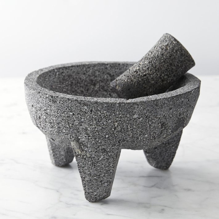 Mexican Big Volcanic Stone Molcajete 15 inches made of volcanic