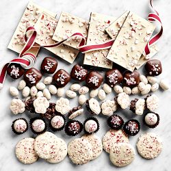 Williams Sonoma 25 Years of Peppermint Bark Gift Crate