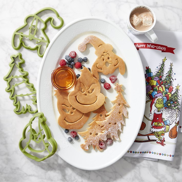 Williams Sonoma x The Grinch™ Pancake Molds, Set of 3