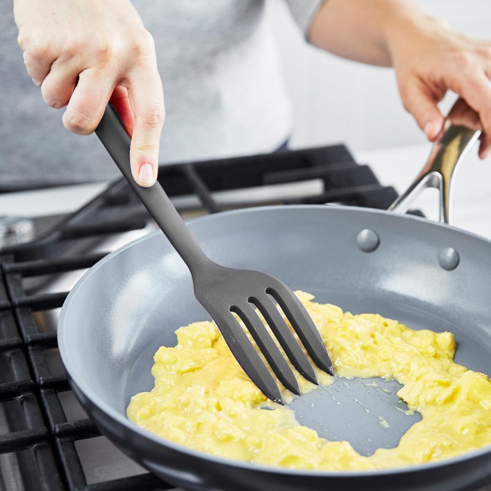 Williams Sonoma Ultimate Red Silicone Waffle Tongs