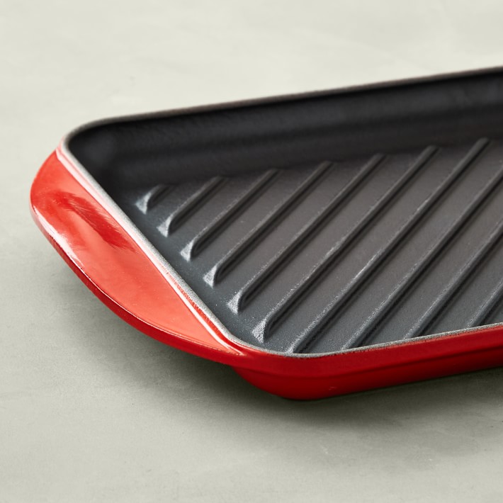 Best Indoor Grill: Le Creuset Skinny Grill Pan on Major Sale