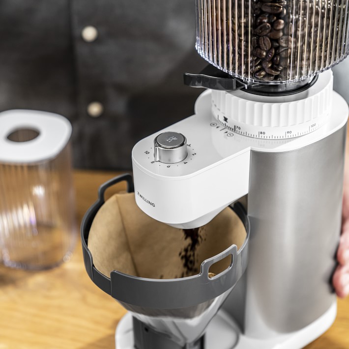 ZWILLING Customizable Coffee Bean Grinder, Black or Silver on Food52