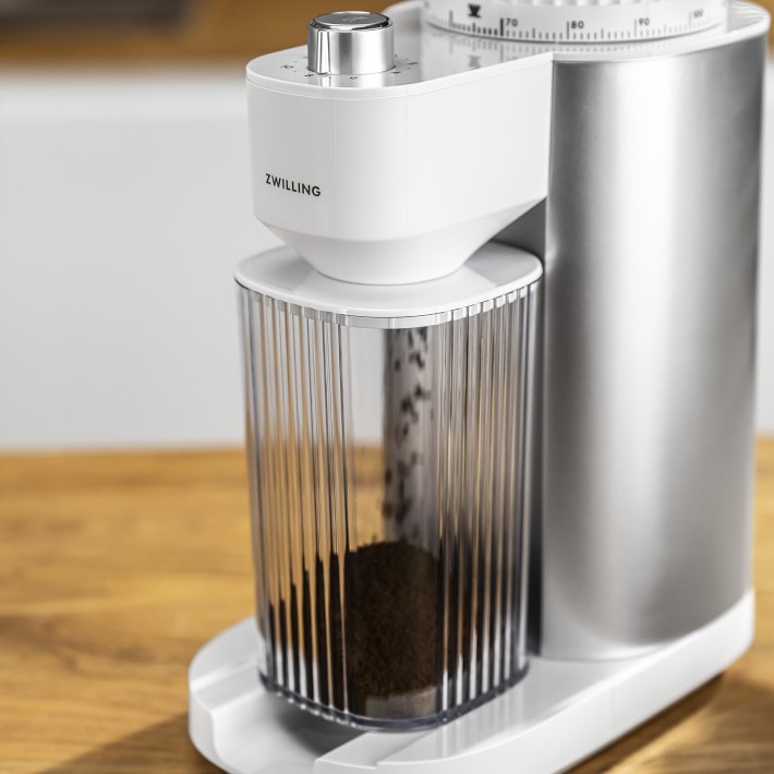 ZWILLING Customizable Coffee Bean Grinder, Black or Silver on Food52