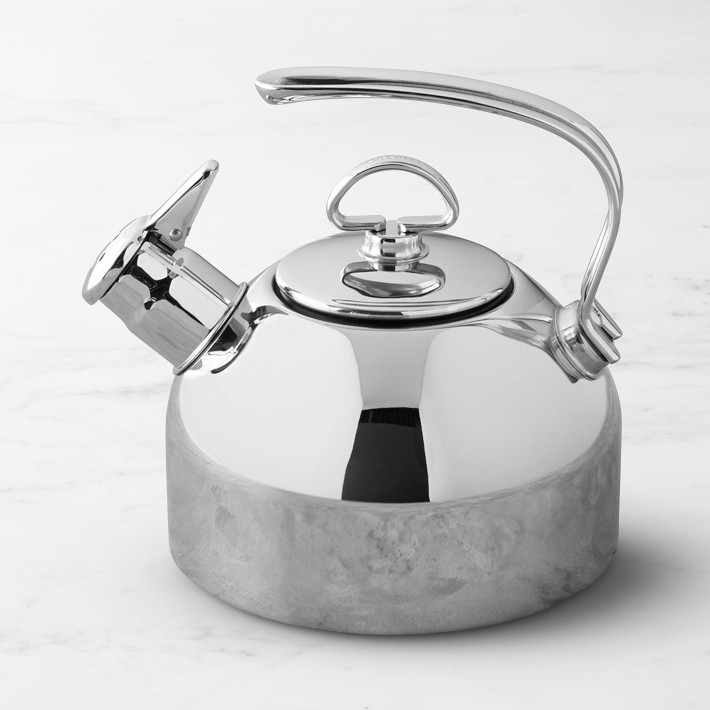 Chantal Classic Polished Stainless-Steel Whistling Tea Kettle