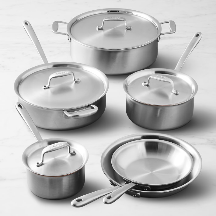 10-Piece BD5 Stainlees Steel Cookware Set I All-Clad