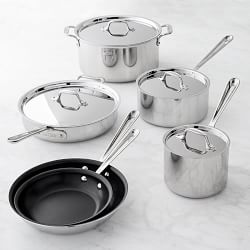 Williams-Sonoma - Holiday 2018 D3 - All-Clad d5 Stainless-Steel Steamer  Set, 3-Qt.