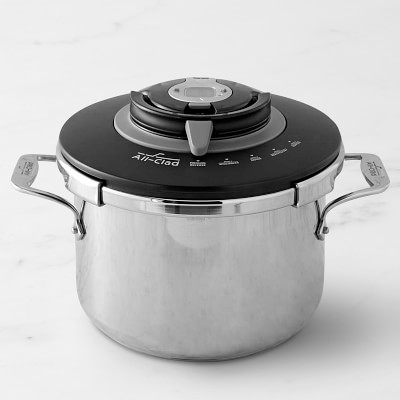 All Clad Precision Pressure Cooker - 8.4 Quart - Silver