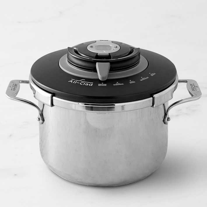 All-Clad Stainless-Steel Pressure Cooker, 8 1/2-Qt.