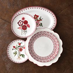 Williams Sonoma Brasserie All-White Porcelain Dinner Plates, Set