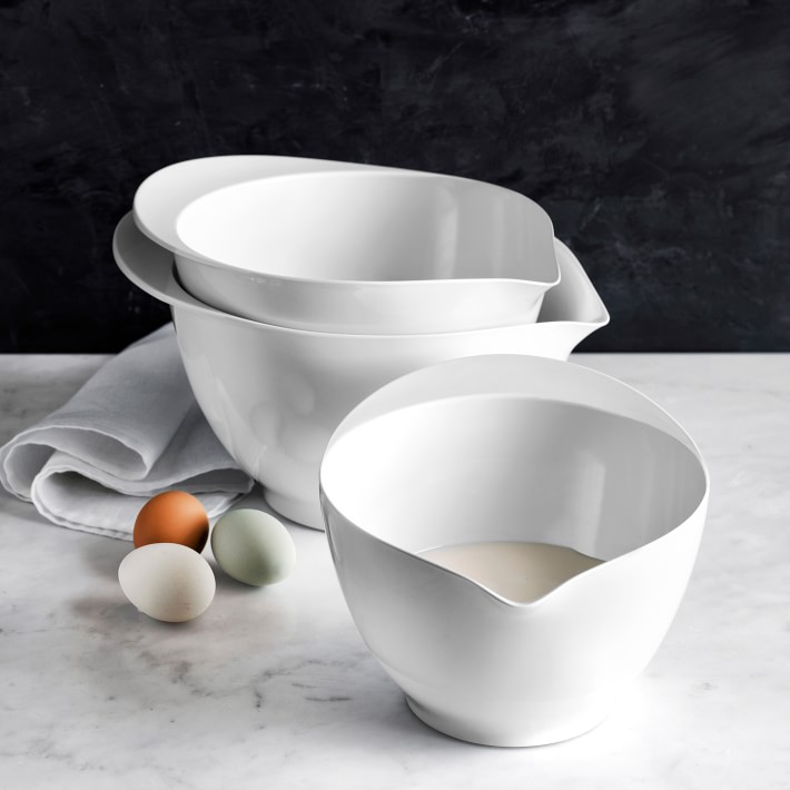 Williams Sonoma Pantry Porcelain Mixing Bowls, Set of 3