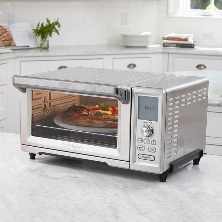 Toaster Oven In Charcoal Bread Baking Kitchen Control Temperature Timer  Rack New