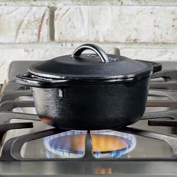 Williams-Sonoma - Summer 2016 Catalog - Lodge Classic Cast Iron Covered  Deep Skillet, 3-Qt.