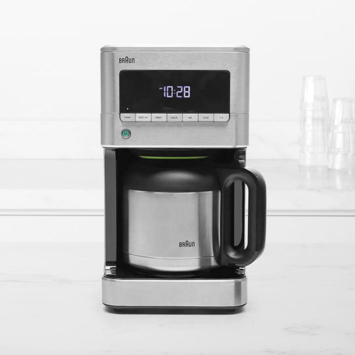 Braun BrewSense Drip Coffee Maker with Thermal Carafe, 10-Cup