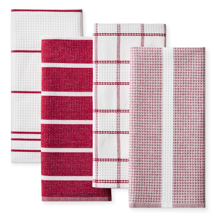 Williams Sonoma Multi-Pack Towels & Waffle Weave Towels Bundle, Set of 4, Williams  Sonoma CA