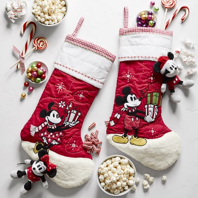 Williams Sonoma X Pottery Barn Kids Minnie™ Stocking | Williams Sonoma ...