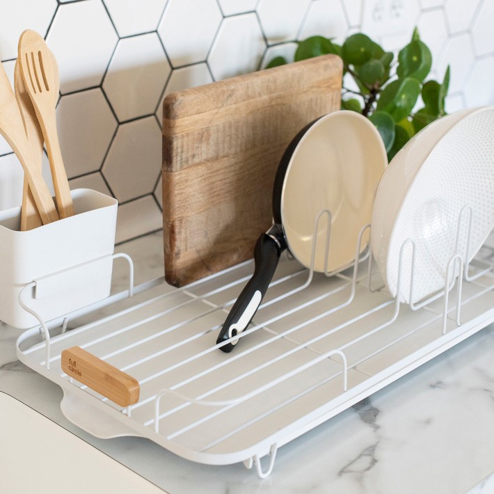 Williams Sonoma Umbra Udry Dish Rack and Dish Drying Mat