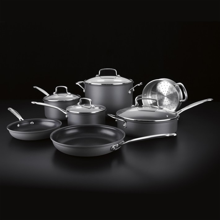 Cuisinart Chef's Classic Nonstick Hard Anodized 10 Piece Cookware Set -  Kitchen & Company