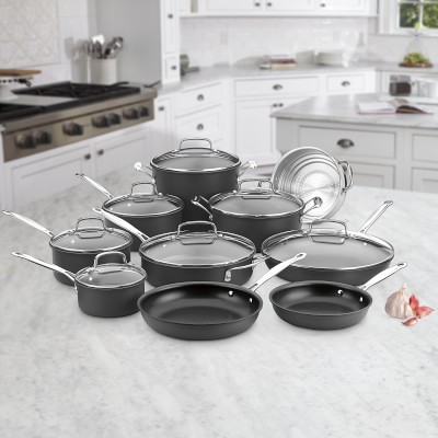 Cuisinart Chef's Classic Hard Anodized 17 Piece Cookware Set