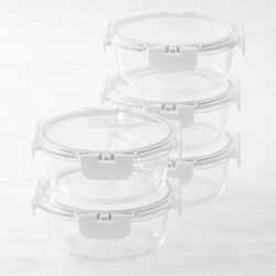 120 Oz 15 Cup Large Glass Food Storage Containers with Lids