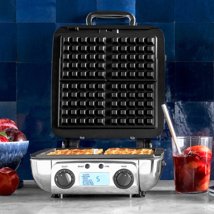 All Clad 4-Slice Digital Gourmet Waffle Maker with Removable