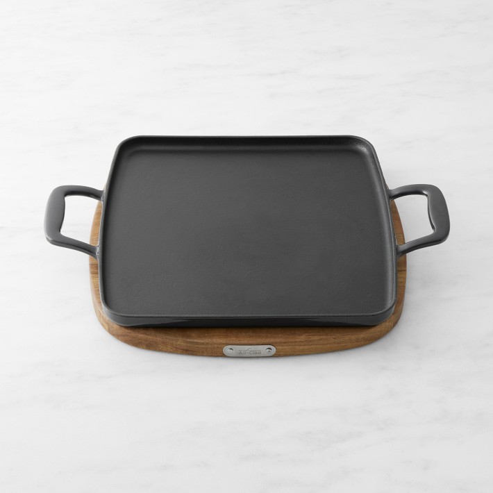 All-Clad HA1 Nonstick 6 Qt Dutch Oven Pan With Lid, Acacia Wood Trivet And  Spoon & Reviews