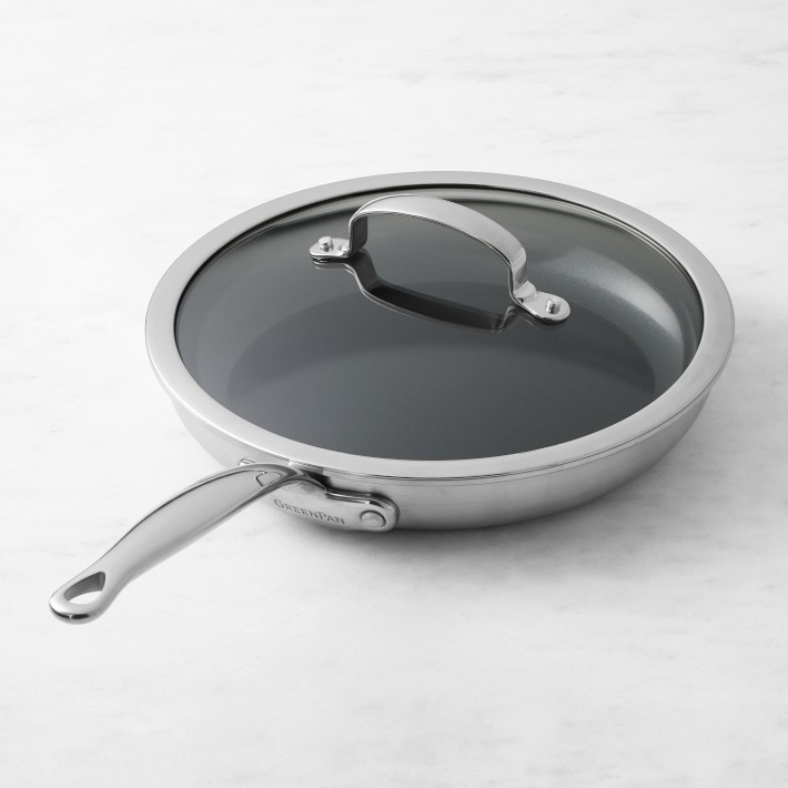 GreenPan™ Premiere Stainless Steel Ceramic Nonstick Covered
