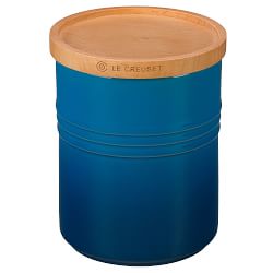 Sonoma Home Goods DARK BLUE Medium Sized Ceramic CANISTER Cookie