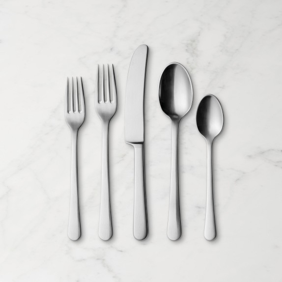 Georg Jensen New York 5 Piece Flatware Set Giftbox Williams Sonoma