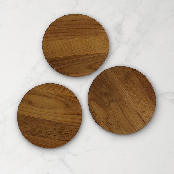 Dropship Olive Wood Coaster Set With Holder -7 Pcs to Sell Online at a  Lower Price