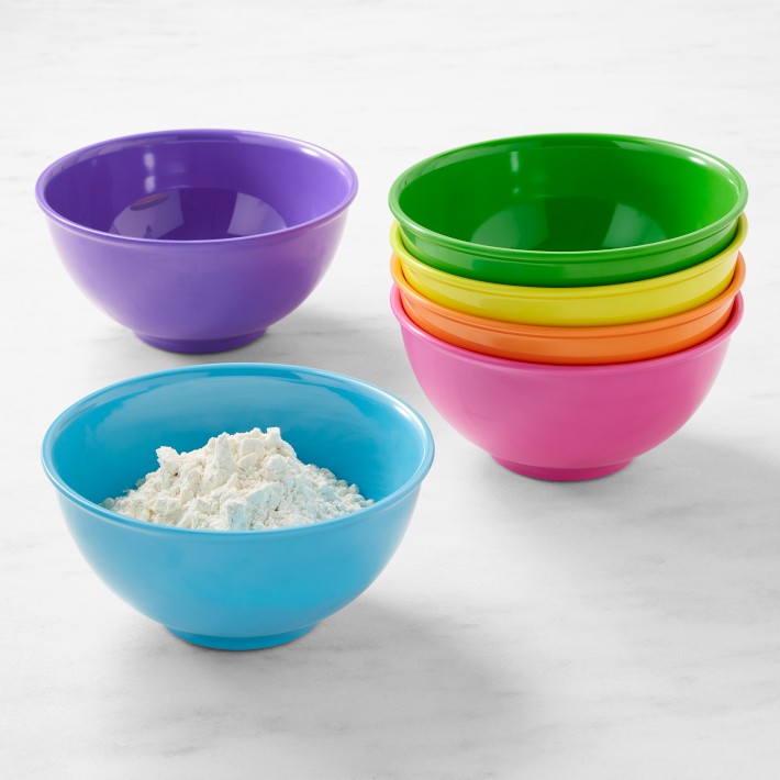 Flour Shop Melamine Mixing Bowls with Lids - Set of 6