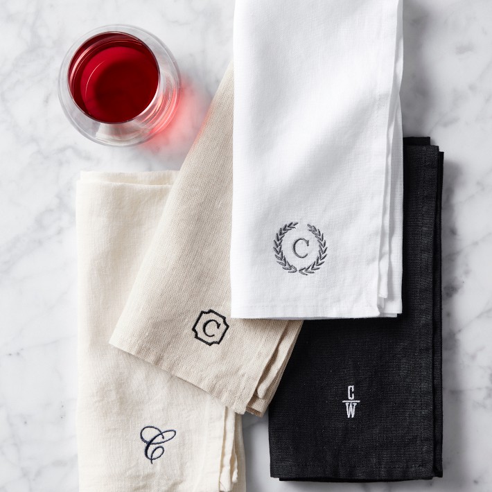 Italian Washed Linen Napkins, Set of 4