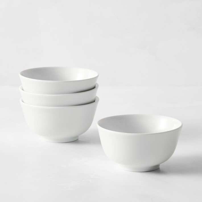 Apilco Zen Porcelain Rice Bowls, Set of 4