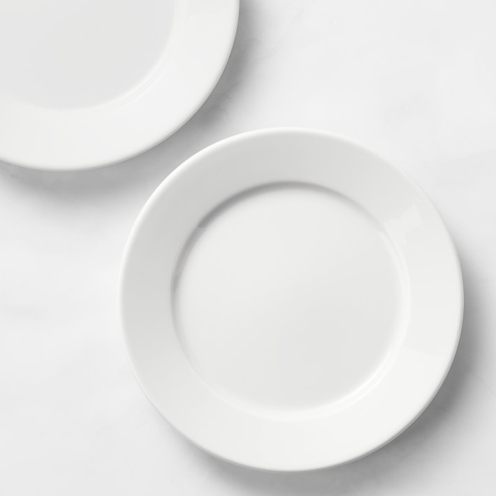 Apilco Tradition Porcelain Salad Plates, White (Set of 4)