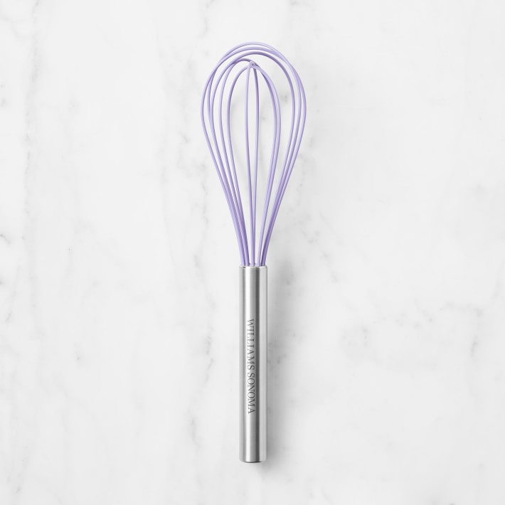 Williams Sonoma Stainless-Steel Silicone Whisk, Lilac