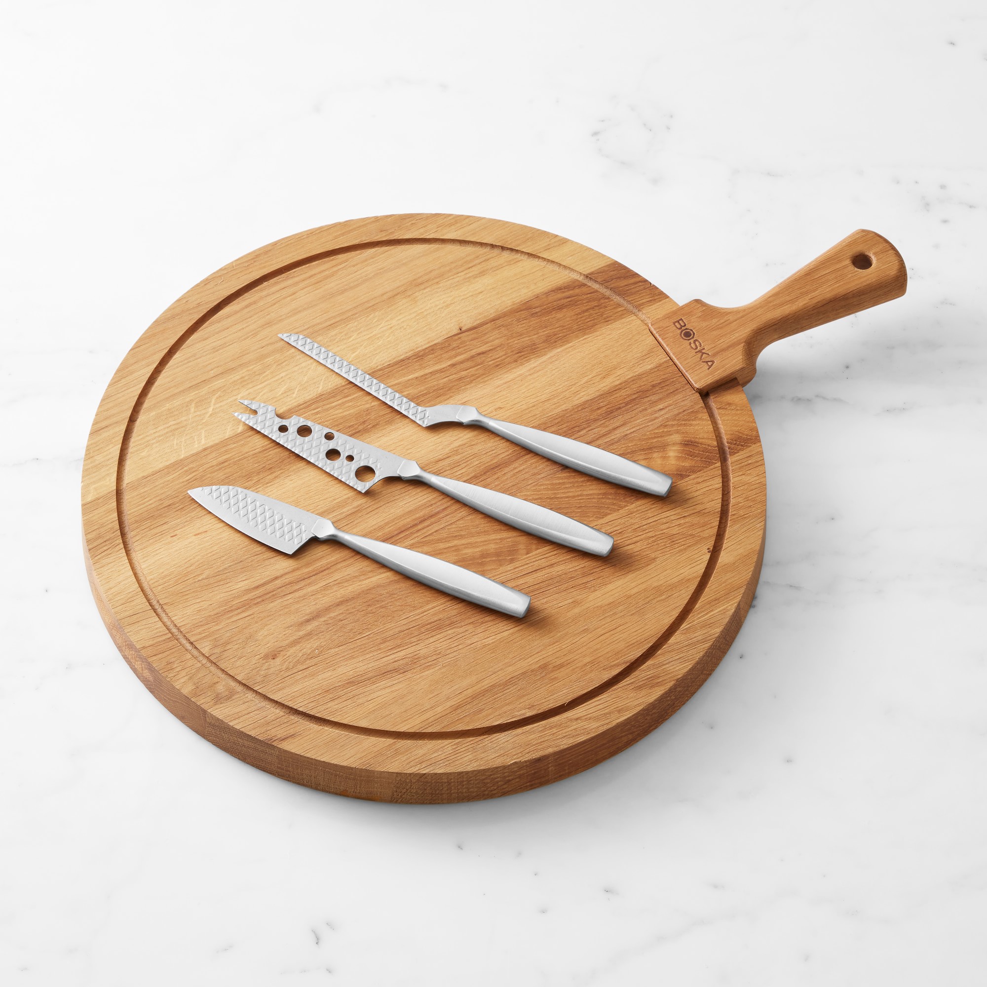 Boska Friends Cheese Board with Monaco Cheese Knives