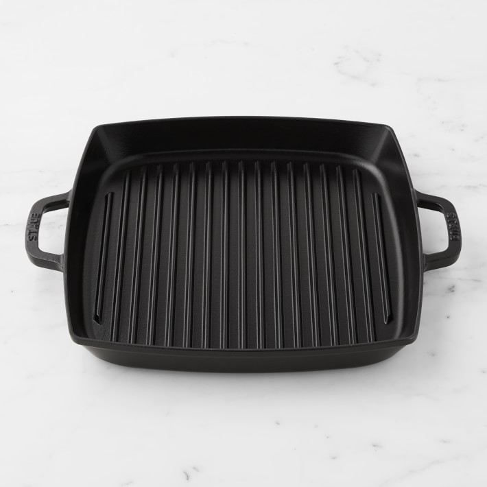 Staub Enameled Cast Iron Double-Handled Grill Pan