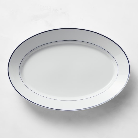 Williams-Sonoma Williams Sonoma Brasserie Blue-Banded Porcelain Dinnerware  Collection - ShopStyle Home & Living