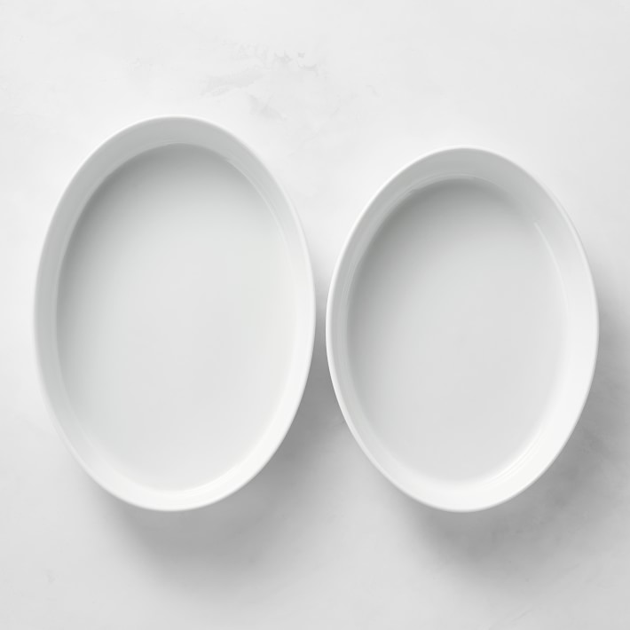 Apilco Porcelain Deep Oval Roasters