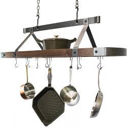 Williams Sonoma Hanging Stainless Steel Pot and Pan Rack Holder