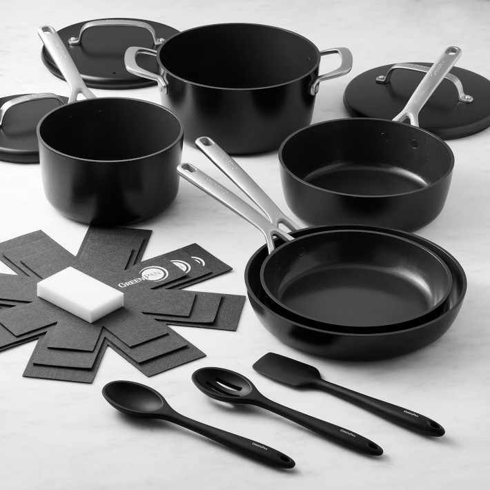GreenPan™ Reserve Ceramic Nonstick 5-Piece Cookware Set, Black