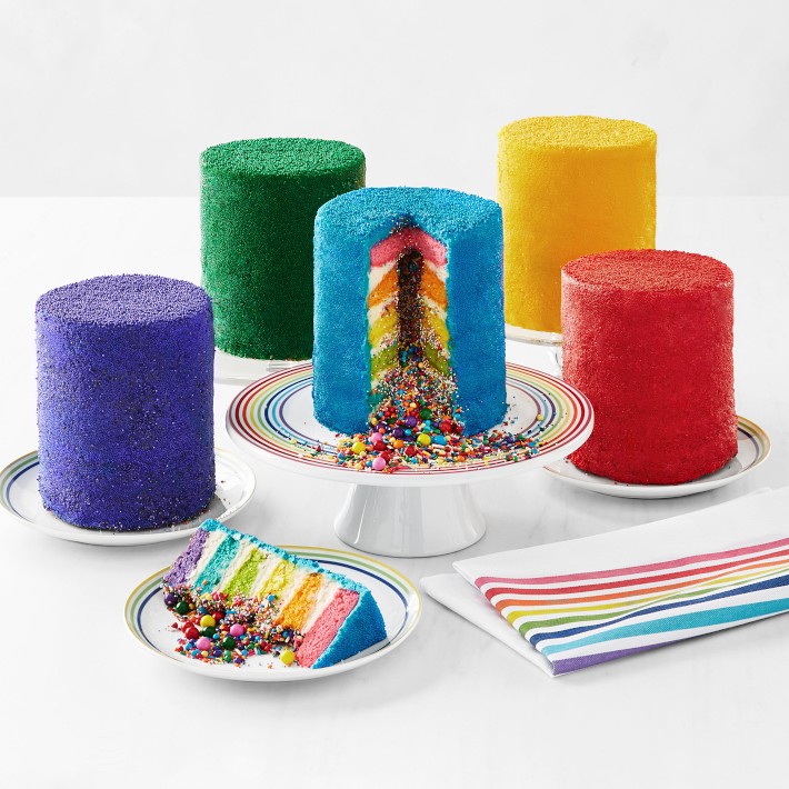 Flour Shop Six-Layer Rainbow Explosion Cake, Serves 15