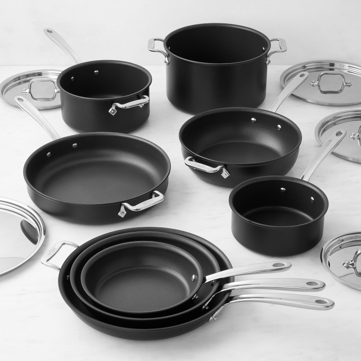 Calphalon Premier Stainless Steel 13-Piece Cookware Set Silver