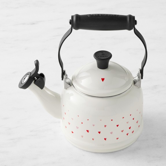 Cuisinart Prodigy 2 Quart Enamel Whistling Tea Kettle, Red