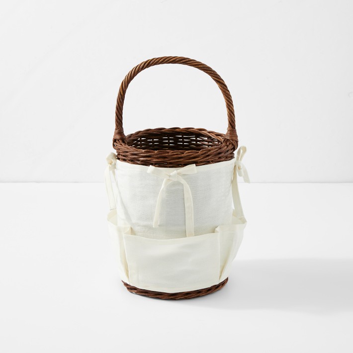 A Southern Bucket Towels Canvas Storage Basket