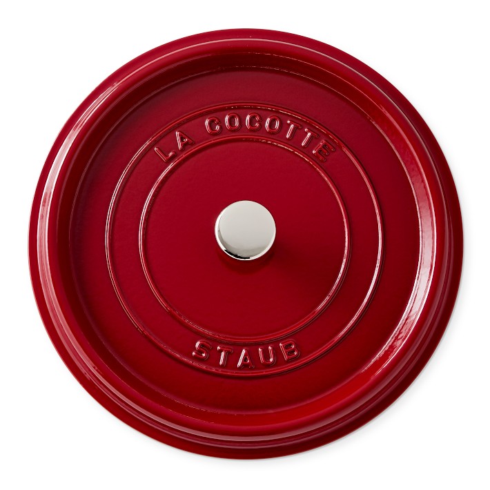 Staub Enameled Cast Iron Round Dutch Oven- Cranberry