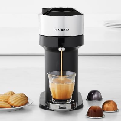Recertified - Breville Nespresso Vertuo Coffee and Aeroccino Milk Frother - Matte Black
