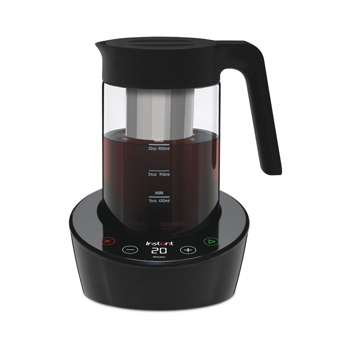  French Press Coffee Maker - Large, Borosilicate Glass Carafe,  Brews Fresh Coffee, Coffee Press Cold Brew or Tea without Grounds - Makes 4  Cups - Includes Extra Filter, Measuring Spoon 