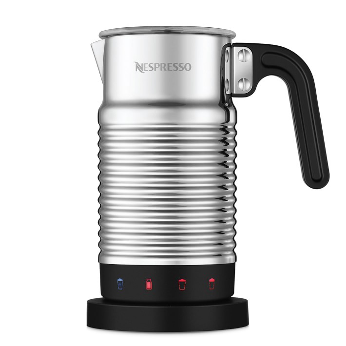 Electric Milk Frother Black - Stainless Steel Frother - illy Shop