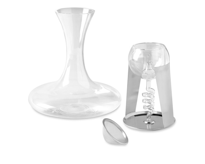 Twister Wine Aerator &amp; Decanter with Stand Set